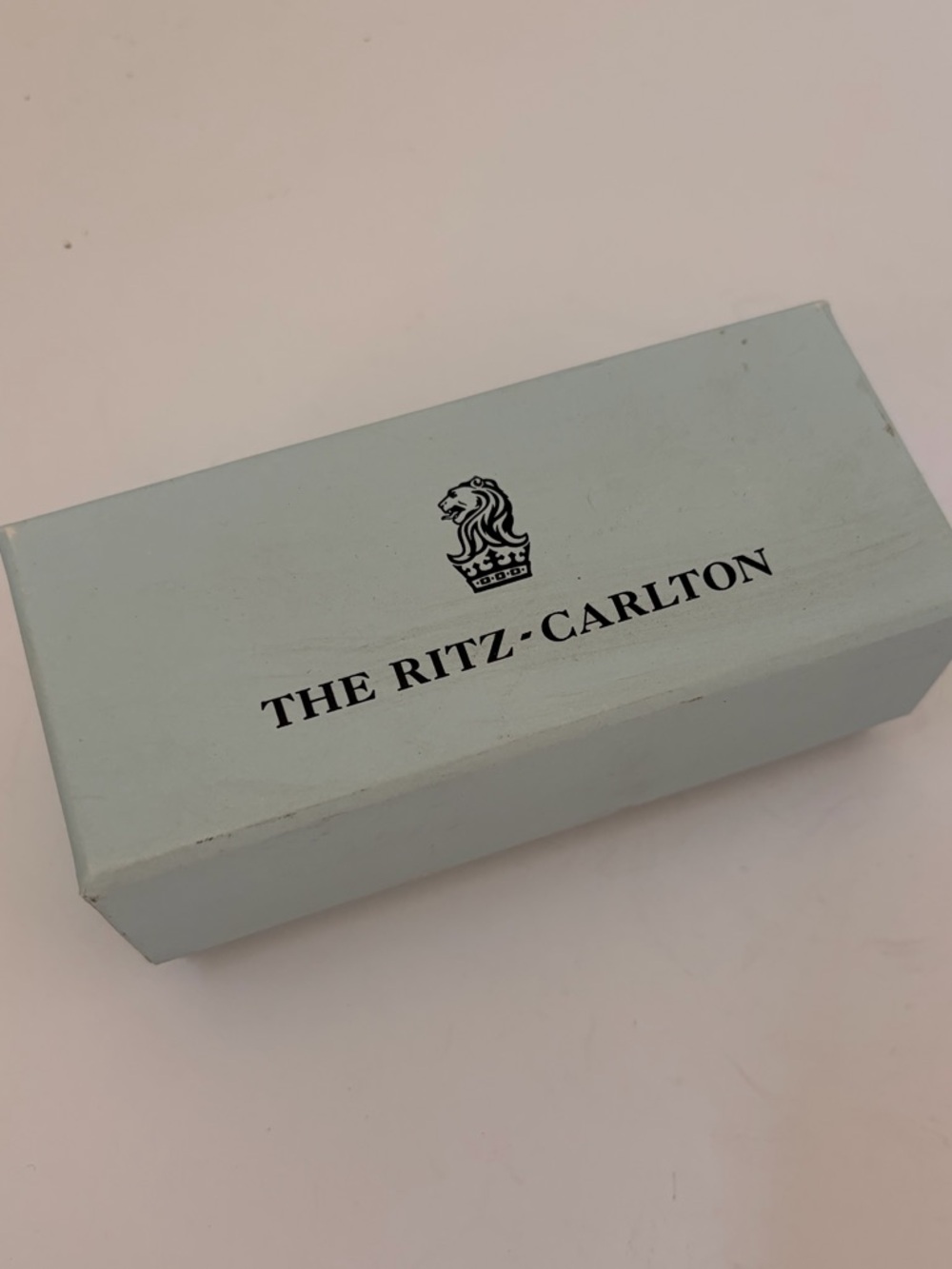 The Ritz-Carlton Branded Light Blue Gift Box